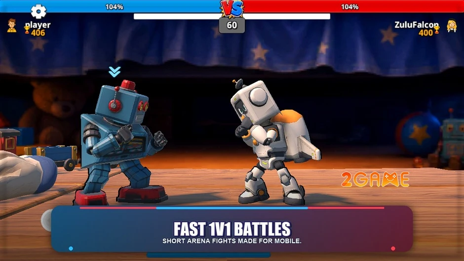 Toy Brawlers: Arena Fight - Đồ chơi nổi loạn trong đấu trường sinh tử 60 giây