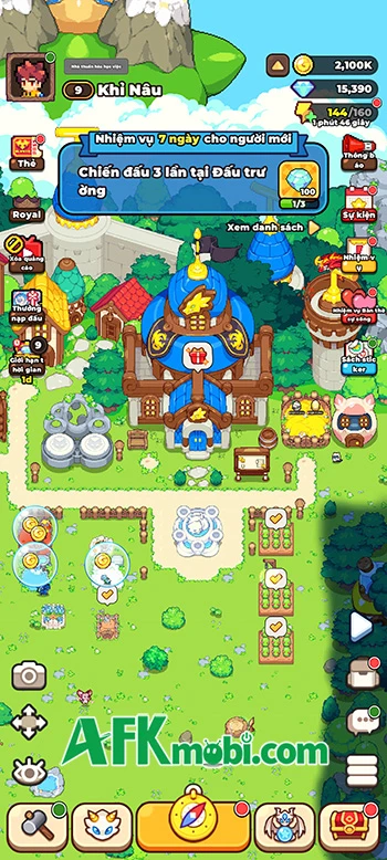 Trải nghiệm Dragon Village 3 với một thế giới đấu rồng cực hay