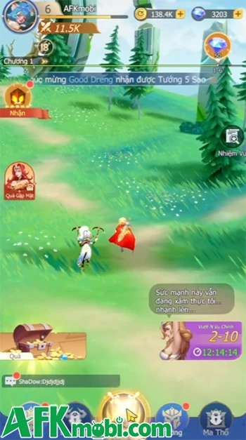 Trải nghiệm Thần Ma Arena game đấu tướng mang chất fantasy