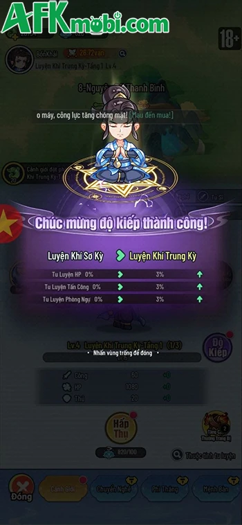 Trải nghiệm Tiểu Tiên Ta Vô Địch với việc nằm chơi cũng thành tiên