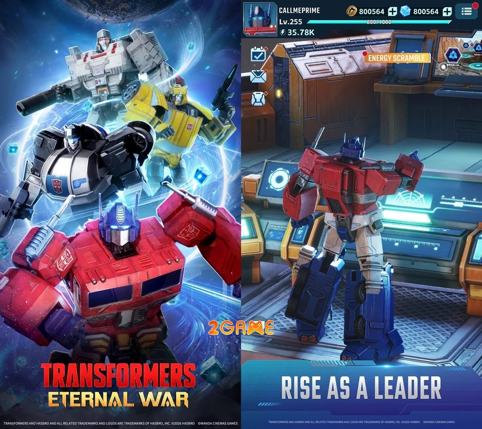Transformers: Eternal War Soft Launch Trên Mobile