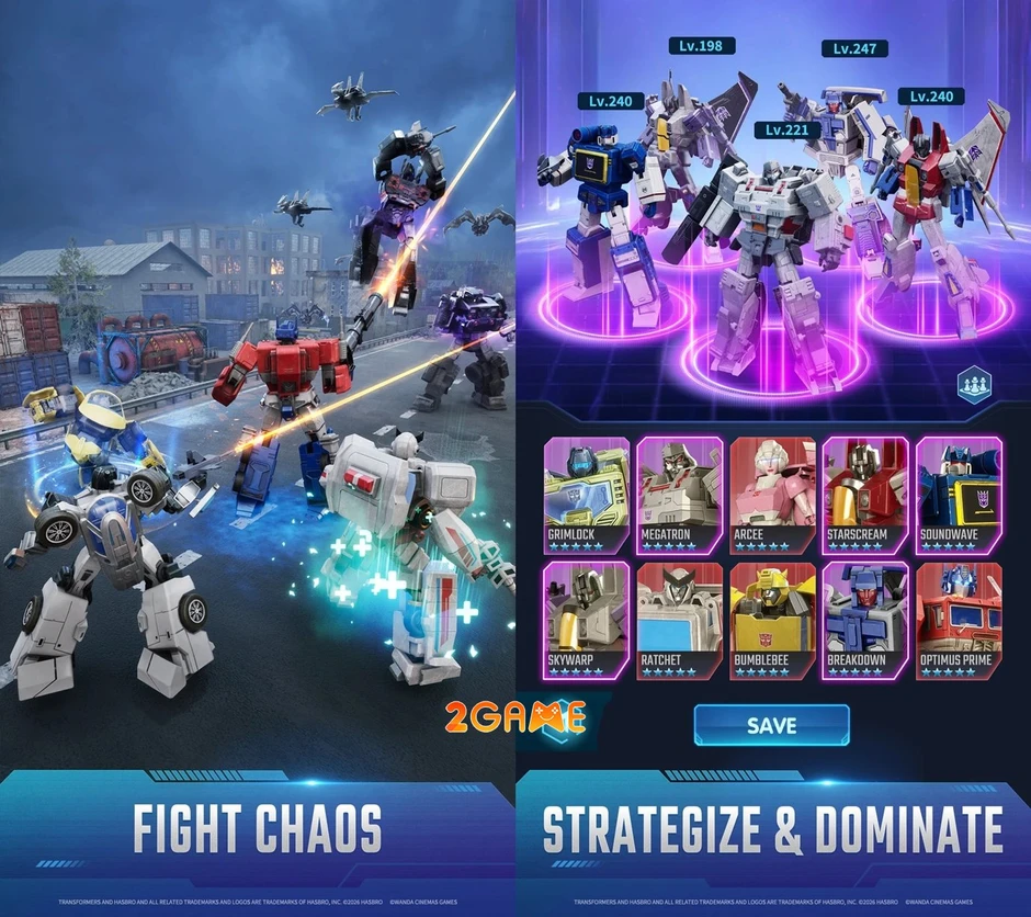Transformers: Eternal War Soft Launch Trên Mobile