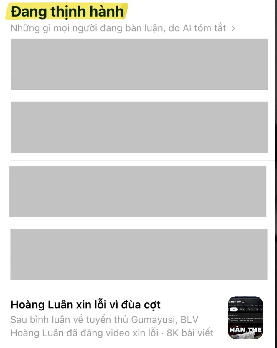 Trước khi lên "hot search", BLV Hoàng Luân không ít lần là tâm điểm drama vì những bài đăng