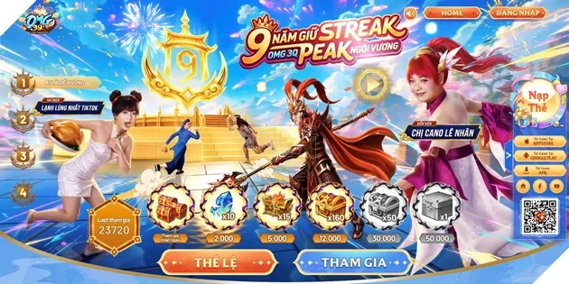 Skin áo dài Tinh Hoa Lạc Việt trong OMG 3Q - VNG