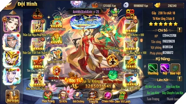 Skin áo dài Tinh Hoa Lạc Việt trong OMG 3Q - VNG