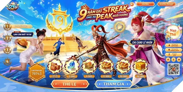 Tượng Đài OMG 3Q - VNG Chiêu Đãi Game Thủ Đại Tiệc Sinh Nhật 9 Tuổi Cực Khủng