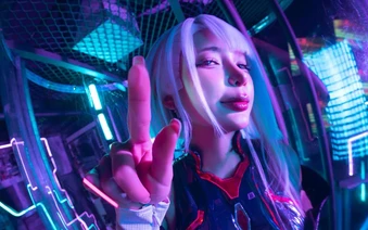 UmekoJ hóa thân đỉnh cao, khiến fan Cyberpunk "ngất ngây" vì thích thú
