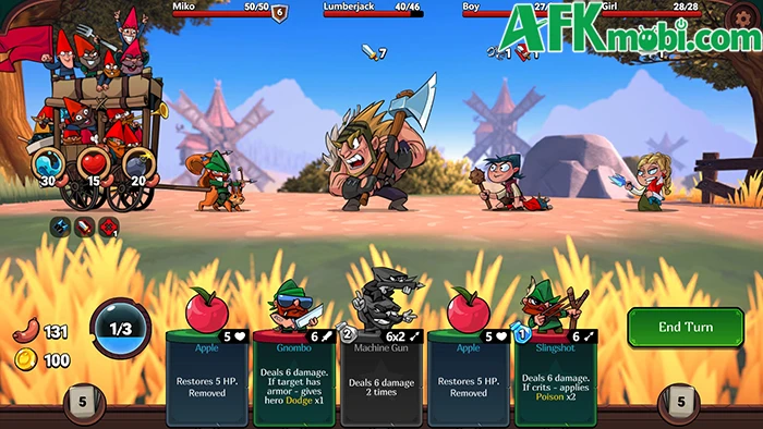 Union of Gnomes Mobile game chiến thuật dùng thẻ bài roguelite