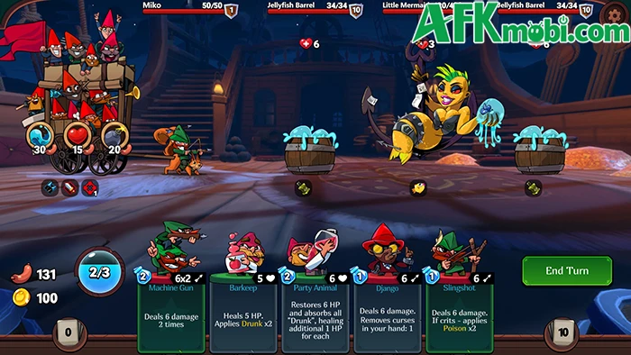 Union of Gnomes Mobile game chiến thuật dùng thẻ bài roguelite