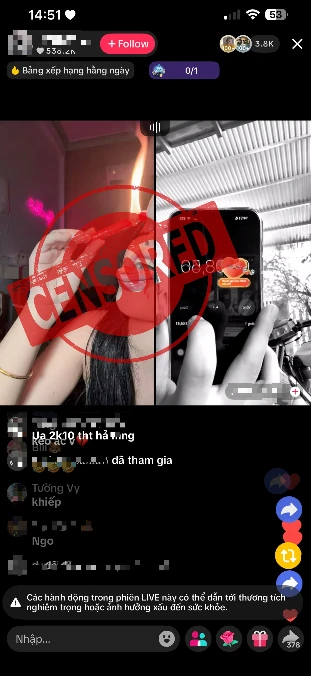 Vấn nạn "PK" trên TikTok: Khi giới trẻ ngày càng nổi loạn, bất chấp những thử thách nguy hiểm để "kiếm lời"