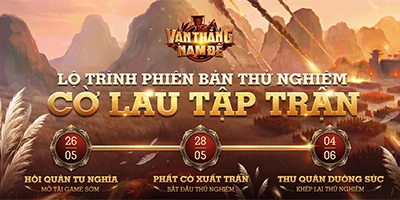 Vạn Thắng Nam Đế chính thức khai mở "vũ trụ SLG sử Việt" vào lúc 10h 10/07