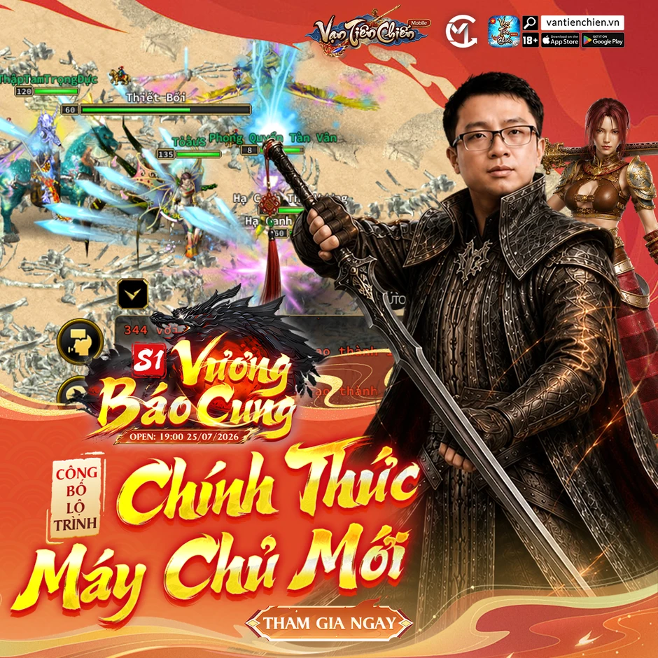 Vạn Tiên Chiến Mobile CMPlay – Hành Trình Tái Hiện Huyền Thoại MMORPG Trên Mobile Vạn Tiên Chiến Mobile CMPlay – Hành Trình Tái Hiện Huyền Thoại MMORPG Trên Mobile