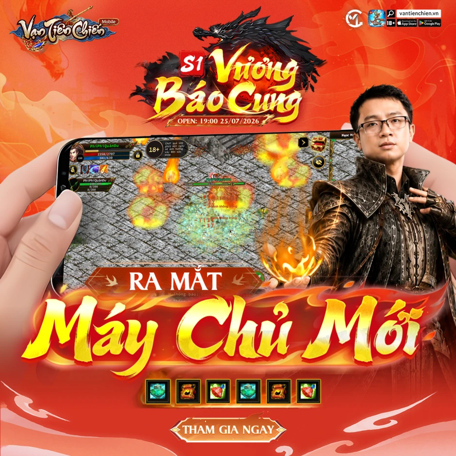 Vạn Tiên Chiến Mobile CMPlay – Hành Trình Tái Hiện Huyền Thoại MMORPG Trên Mobile Vạn Tiên Chiến Mobile CMPlay – Hành Trình Tái Hiện Huyền Thoại MMORPG Trên Mobile