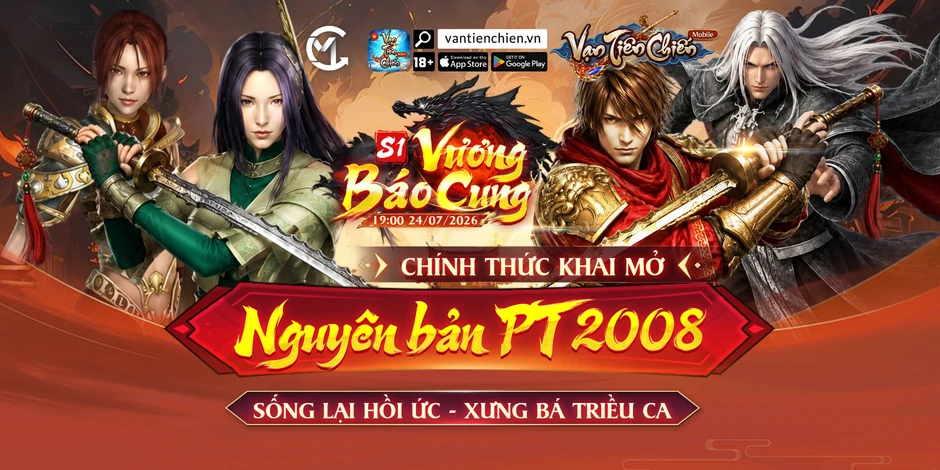 Vạn Tiên Chiến Mobile CMPlay – Hành Trình Tái Hiện Huyền Thoại MMORPG Trên Mobile Vạn Tiên Chiến Mobile CMPlay – Hành Trình Tái Hiện Huyền Thoại MMORPG Trên Mobile