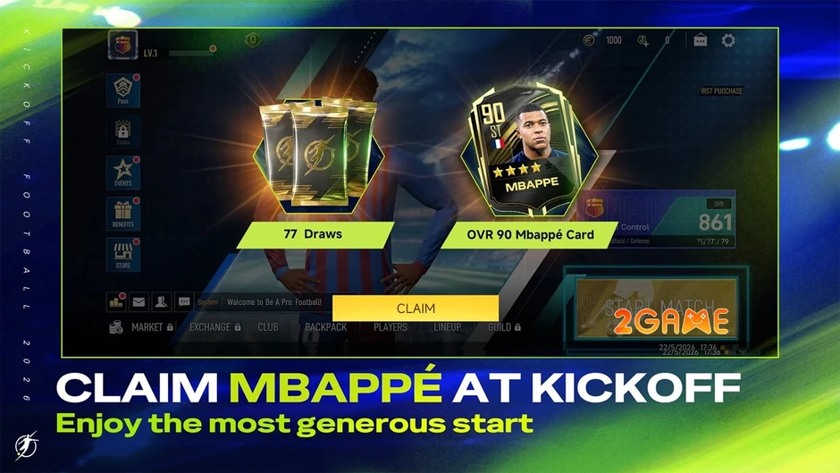 Vì sao Kickoff Football 2026 Be A Pro trở thành cơn sốt mới của các tín đồ Esports?