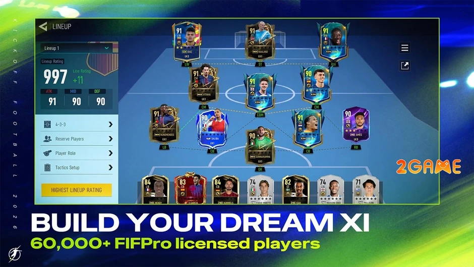 Vì sao Kickoff Football 2026 Be A Pro trở thành cơn sốt mới của các tín đồ Esports?