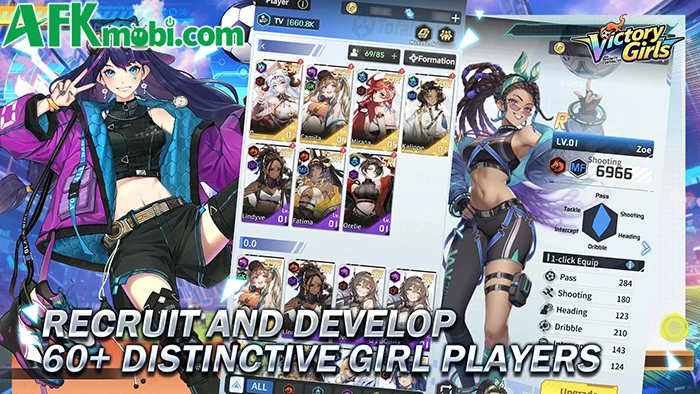 Victory Girls: Anime Soccer – Hướng dẫn xây dựng đội bóng nữ cho người chơi