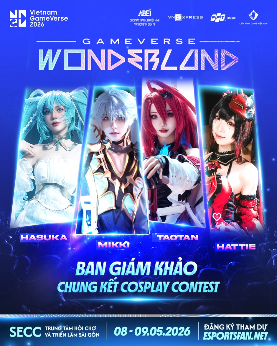 Vietnam GameVerse 2026: Điểm hẹn của dàn siêu sao cosplay quốc tế