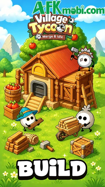 Village Tycoon: Merge & Idle - Phát triển bộ lạc của chính bạn