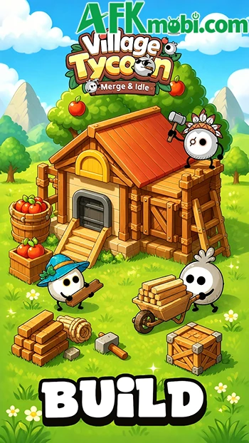 Village Tycoon: Merge & Idle - Phát triển bộ lạc của chính bạn