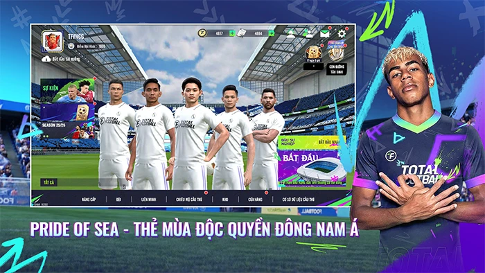 VNGGames chính thức phát hành Total Football VNG tại SEA VNGGames chính thức phát hành Total Football VNG tại SEA
