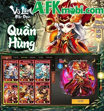 Võ Lâm Hắc Đạo game đấu tướng chiến thuật cập bến Việt Nam
