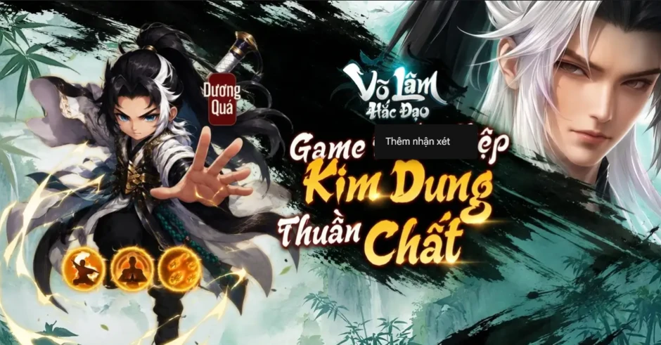 Võ Lâm Hắc Đạo: Tuyệt phẩm kiếm Kim Dung hiệp thuần chất, tái hiện chuẩn nguyên tác nhất năm 2026 là đây Võ Lâm Hắc Đạo: Tuyệt phẩm kiếm Kim Dung hiệp thuần chất, tái hiện chuẩn nguyên tác nhất năm 2026 là đây