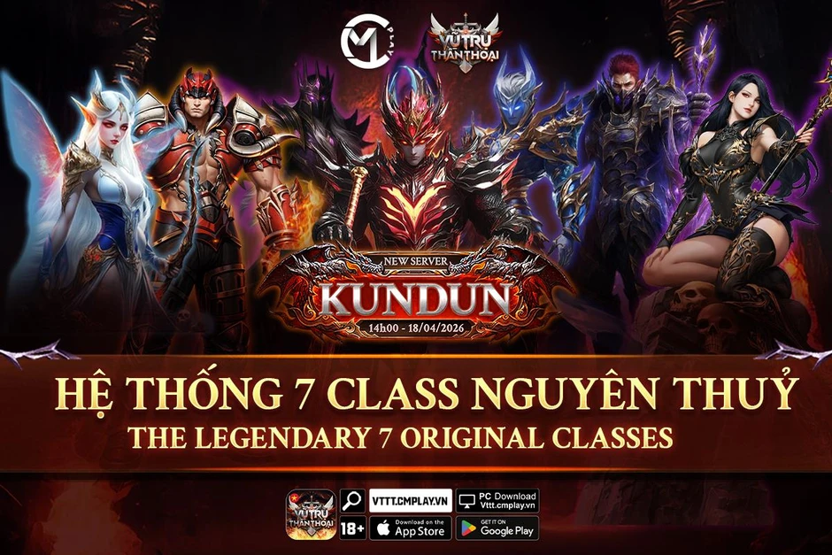 Vũ Trụ Thần Thoại - Tái hiện MMORPG cày cuốc nguyên bản