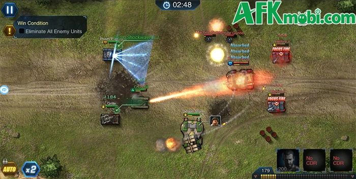 War Steel game chiến thuật xây dựng đội hình xe tăng chiến đấu