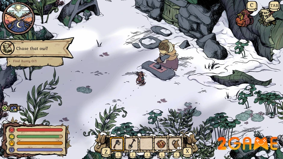 Winter Burrow mở đăng ký trước, game sinh tồn cozy cực đẹp về chú chuột giữa mùa đông