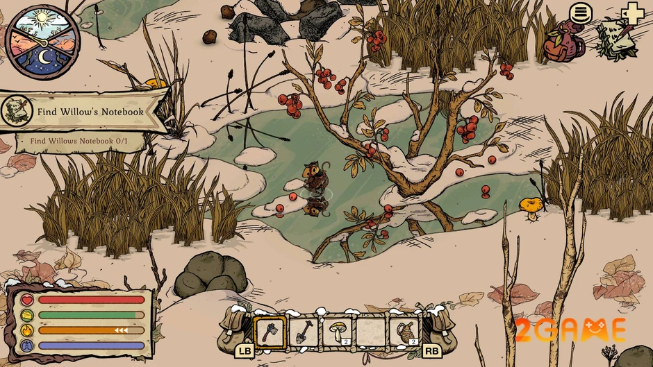 Winter Burrow mở đăng ký trước, game sinh tồn cozy cực đẹp về chú chuột giữa mùa đông