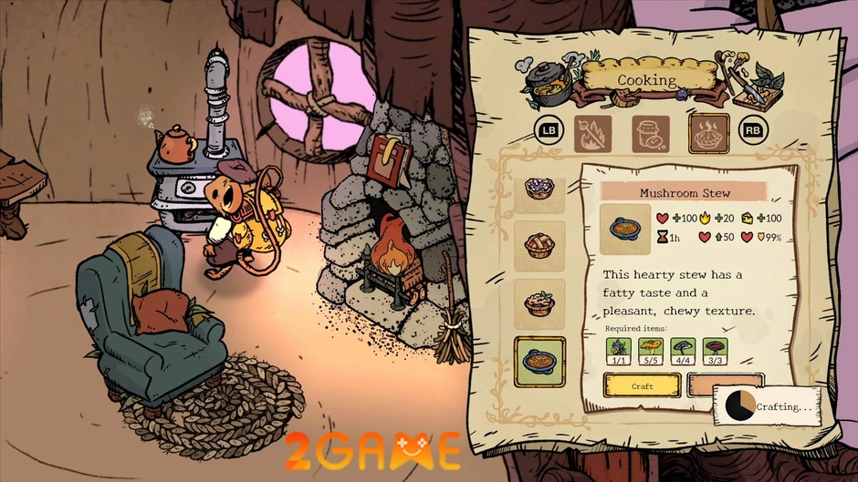 Winter Burrow mở đăng ký trước, game sinh tồn cozy cực đẹp về chú chuột giữa mùa đông