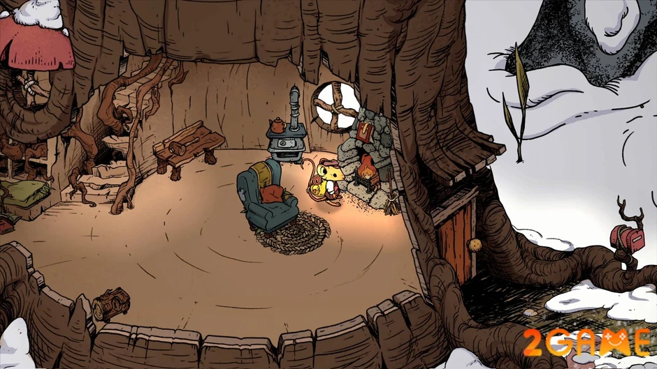 Winter Burrow mở đăng ký trước, game sinh tồn cozy cực đẹp về chú chuột giữa mùa đông