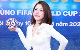 World Cup chưa đến, thế nhưng mạng xã hội đã "nóng" vì sự xuất hiện của một hot girl