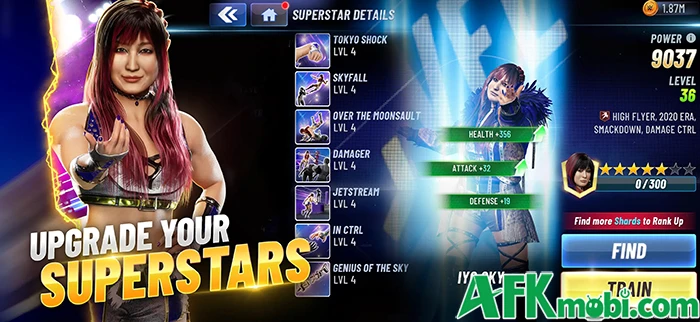 WWE Generations: Eras Collide cho bạn xây dựng đội hình đô vật