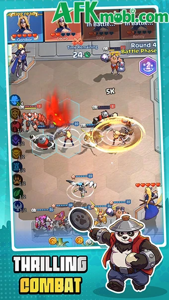 X-Hero: Tactics game chiến thuật đấu cờ tự động màn hình dọc