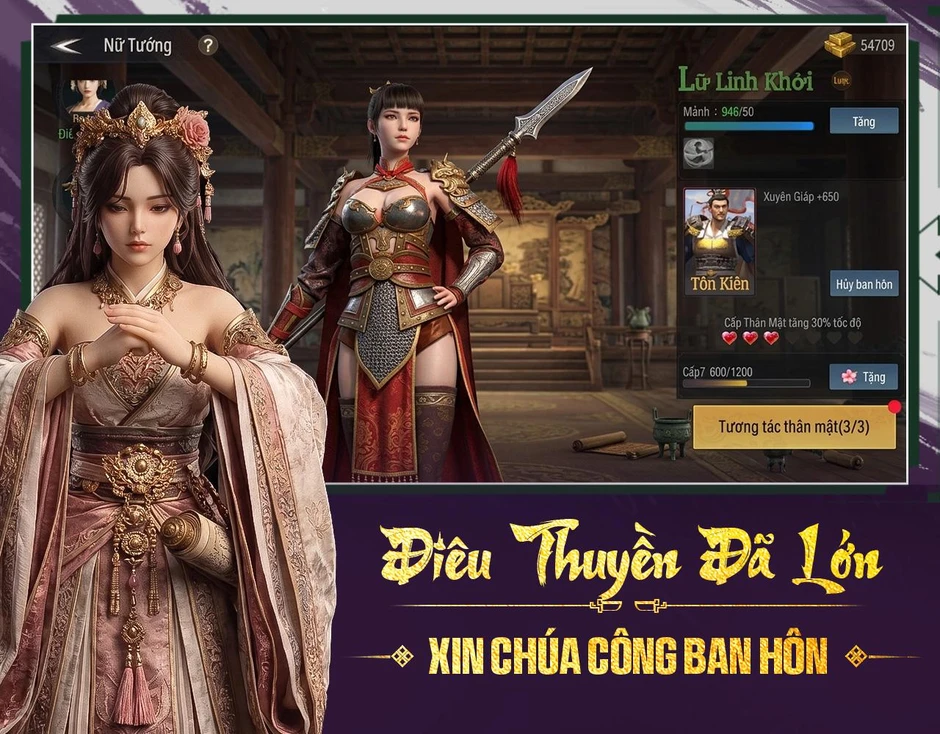 Xuất hiện một game Tam Quốc “siêu phẩm”, buộc người chơi phải “tìm vợ” để chiến đấu