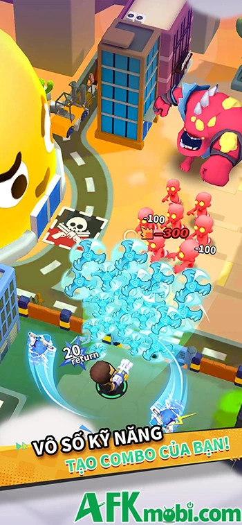 Z Blast! game hành động sinh tồn roguelike đơn giản đề tài zombie