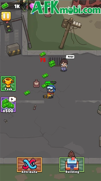 Zombie Idle Defense - Tiêu diệt bọn xác sống để phát triển căn cứ