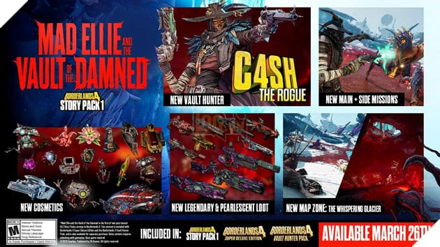 Borderlands 4: Ngày Ra Mắt DLC Cốt Truyện và Hé Lộ Lối Chơi Mới Borderlands 4: Ngày Ra Mắt DLC Cốt Truyện và Hé Lộ Lối Chơi Mới