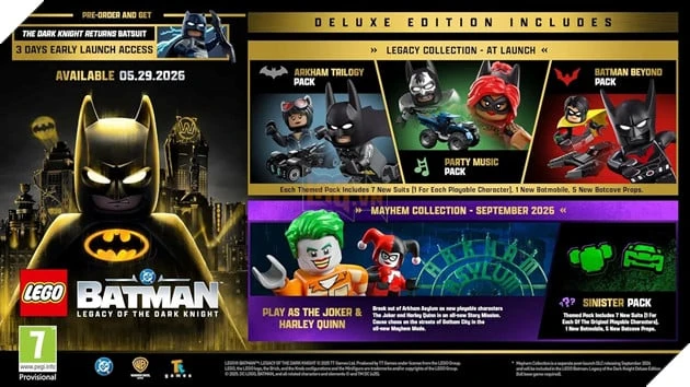 LEGO Batman: Legacy of the Dark Knight Hé Lộ Danh Sách Nhân Vật Sẽ Góp Mặt