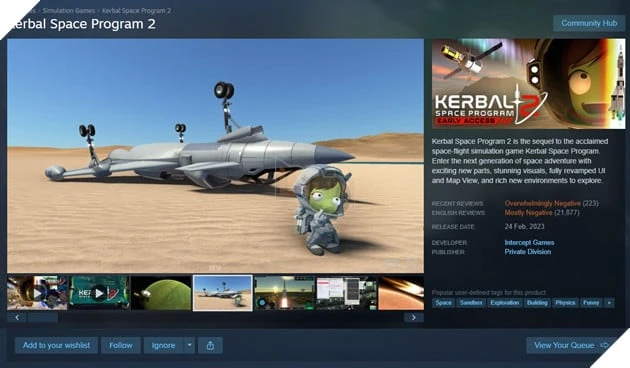 Môt Trò Chơi Mô Phỏng Chương Trình Không Gian Trên Steam Bất Ngờ Hot Trở Lại Sau Chục Năm