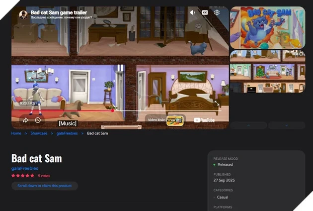 Nhận Ngay "Neighbour From Hell" Phiên Bản Mèo Trên Indie Gala Nhận Ngay "Neighbour From Hell" Phiên Bản Mèo Trên Indie Gala