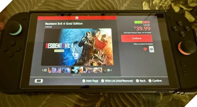 Nintendo Switch 2 Chuẩn Bị Đón Nhận Thêm 3 Trò Chơi Resident Evil