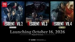 Nintendo Switch 2 Chuẩn Bị Đón Nhận Thêm 3 Trò Chơi Resident Evil