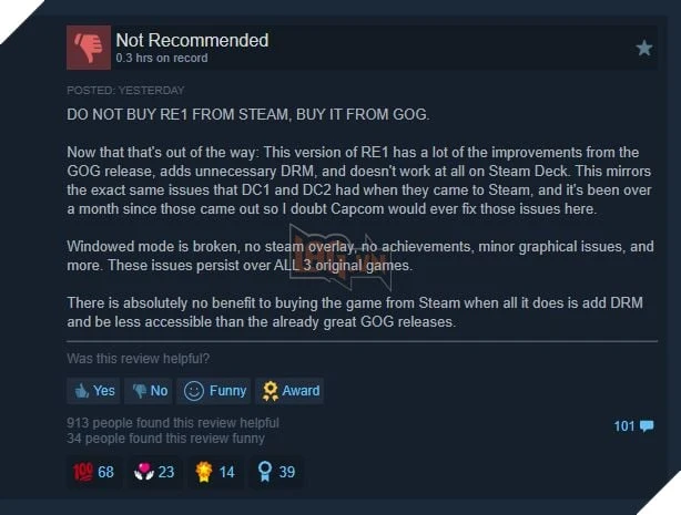 Sở Hữu Ngay Bộ Ba Game Resident Evil Gốc Với Giá Cực Hời Kèm Một Lưu Ý Quan Trọng