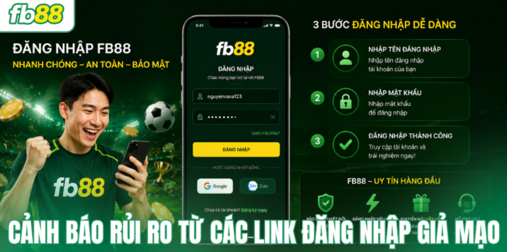 Cảnh báo rủi ro từ các link đăng nhập giả mạo